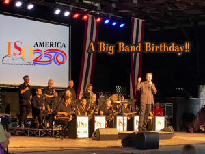 Promotional Image for “A Big Band Birthday” celebrating America’s 250th with LSO